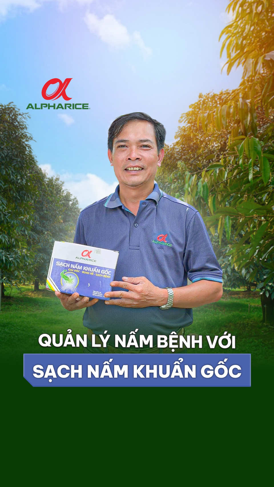 Quản lý nấm bệnh với Sạch Nấm Khuẩn GốC